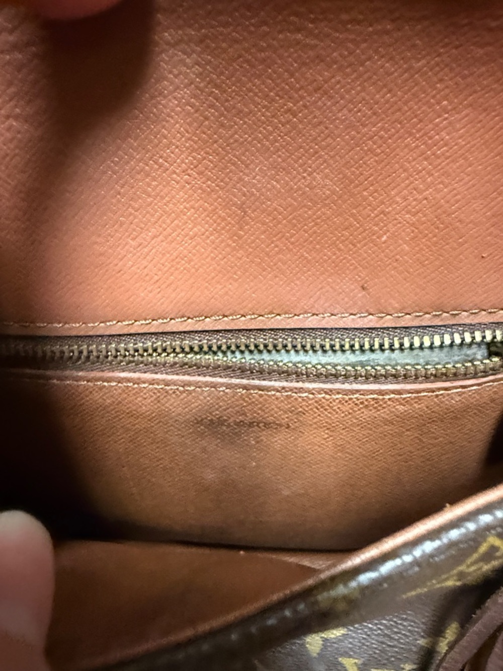 Fringe Leather Crossbody Bag in Brown and Tan - Picture 3 of 3